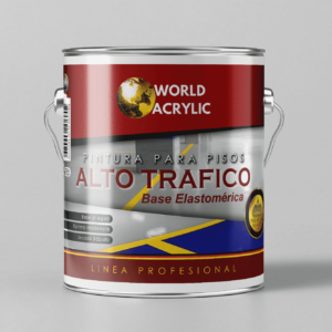 Pintura alto tráfico elastomérica World Acrylic.