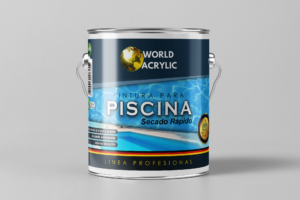 Pintura piscina poliuretano World Acrylic.