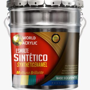 Esmalte sintético extrabrillante.