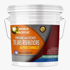Pinturas para tejas asfálticas impermeabilizante.