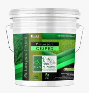 Pintura para césped.