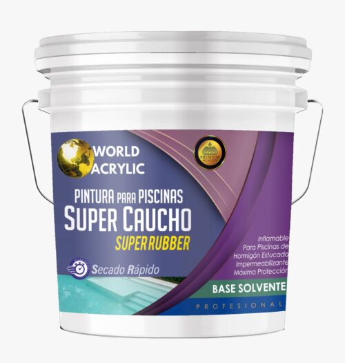 Pintura Piscina - Super Caucho