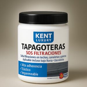 Tapa gotera leak cover, sella canales.