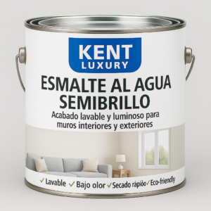 Esmalte al agua semibrillo
