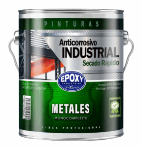 Anticorrosivo industrial mate, secado rapido.