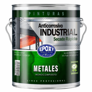 Anticorrosivo industrial mate, secado rapido.