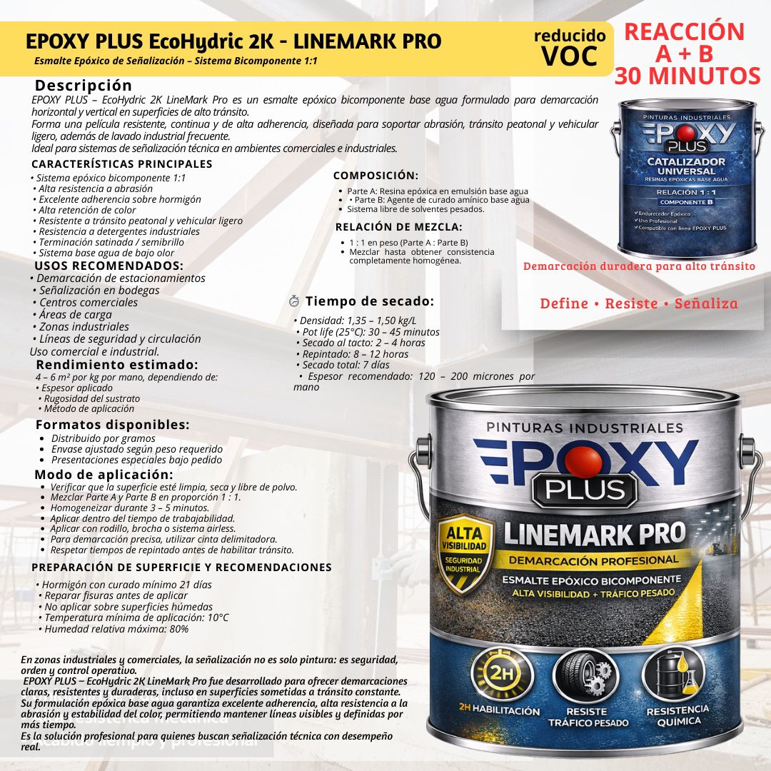 LINEMARK PRO - EPOXY PLUS EcoHydric 2K - Imagen 3