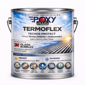 TERMOFLEX TECHOS PROTECT — Pintura Térmica Aislante + Anticorrosiva
