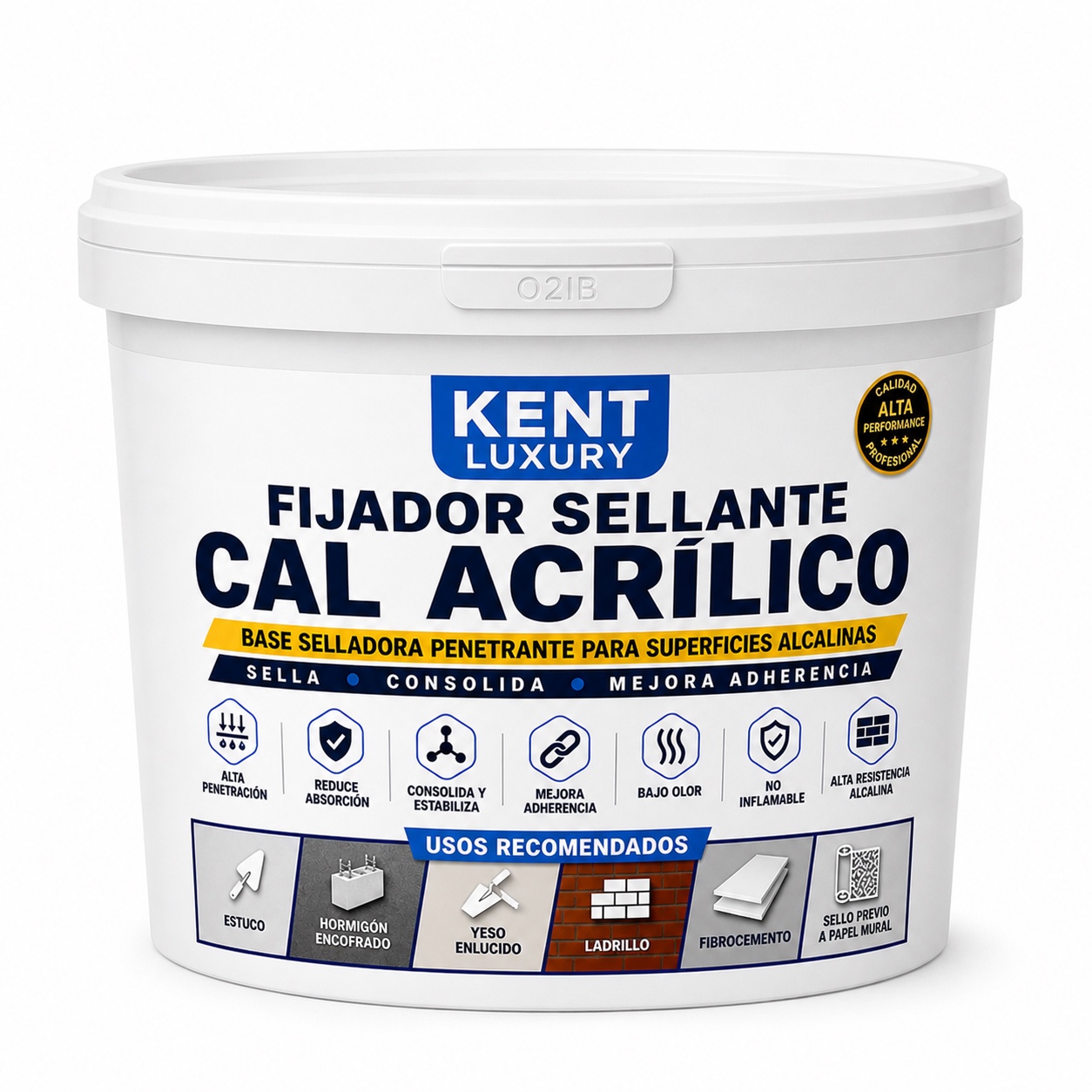 FIJADOR SELLANTE CAL ACRΓLICO β KENT LUXURY