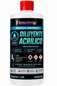 Diluyente acrilico, esmalte al agua