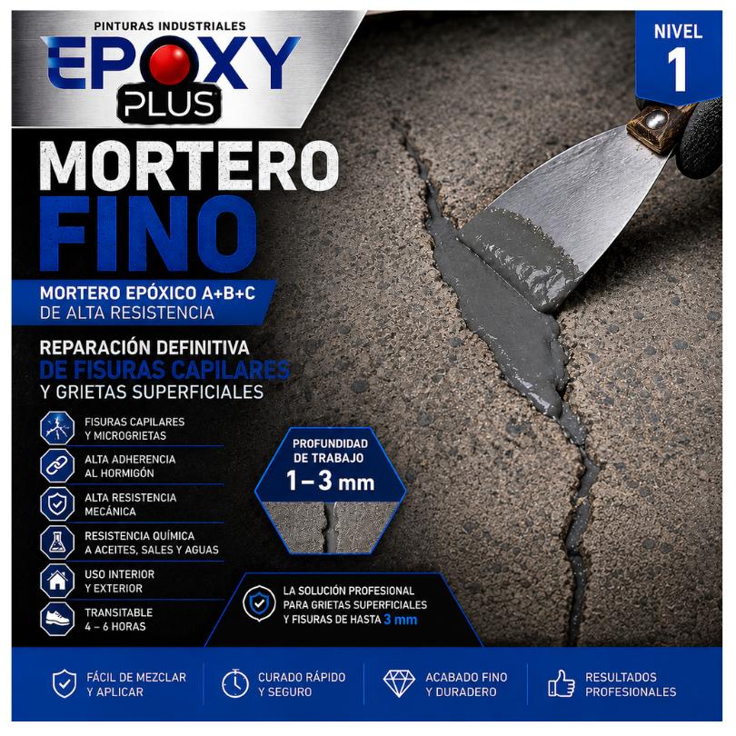 MORTERO EPÓXICO NIVEL 1 – MORTERO FINO - Imagen 2