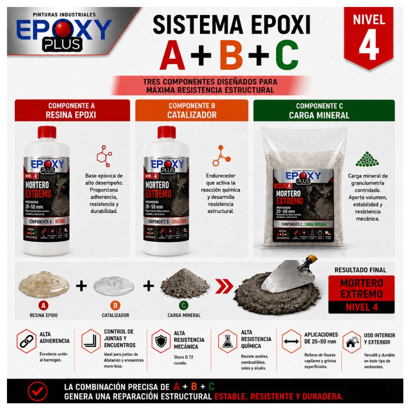 MORTERO EPÓXICO NIVEL 4 – MORTERO EXTREME - Imagen 4