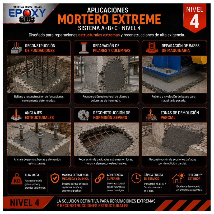 MORTERO EPÓXICO NIVEL 4 – MORTERO EXTREME - Imagen 3