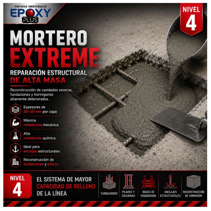 MORTERO EPÓXICO NIVEL 4 – MORTERO EXTREME - Imagen 2