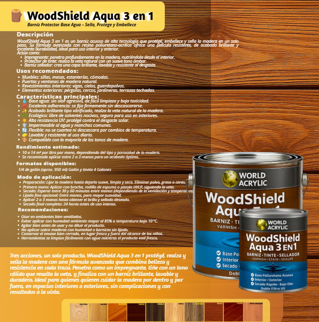 WoodShield Aqua 3 en 1 - Imagen 4