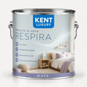 ESMALTE AL AGUA RESPIRA - BAJO OLOR, HABITABILIDAD RÁPIDA, TERMINACIÓN SUAVE