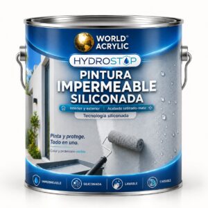 HYDROSTOP PINTURA IMPERMEABLE SILICONADA, MATE