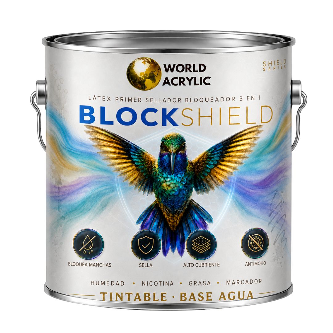LΓTEX BLOCKSHIELD, PRIMER BLOQUEADOR 3 EN 1 ANTIMANCHAS