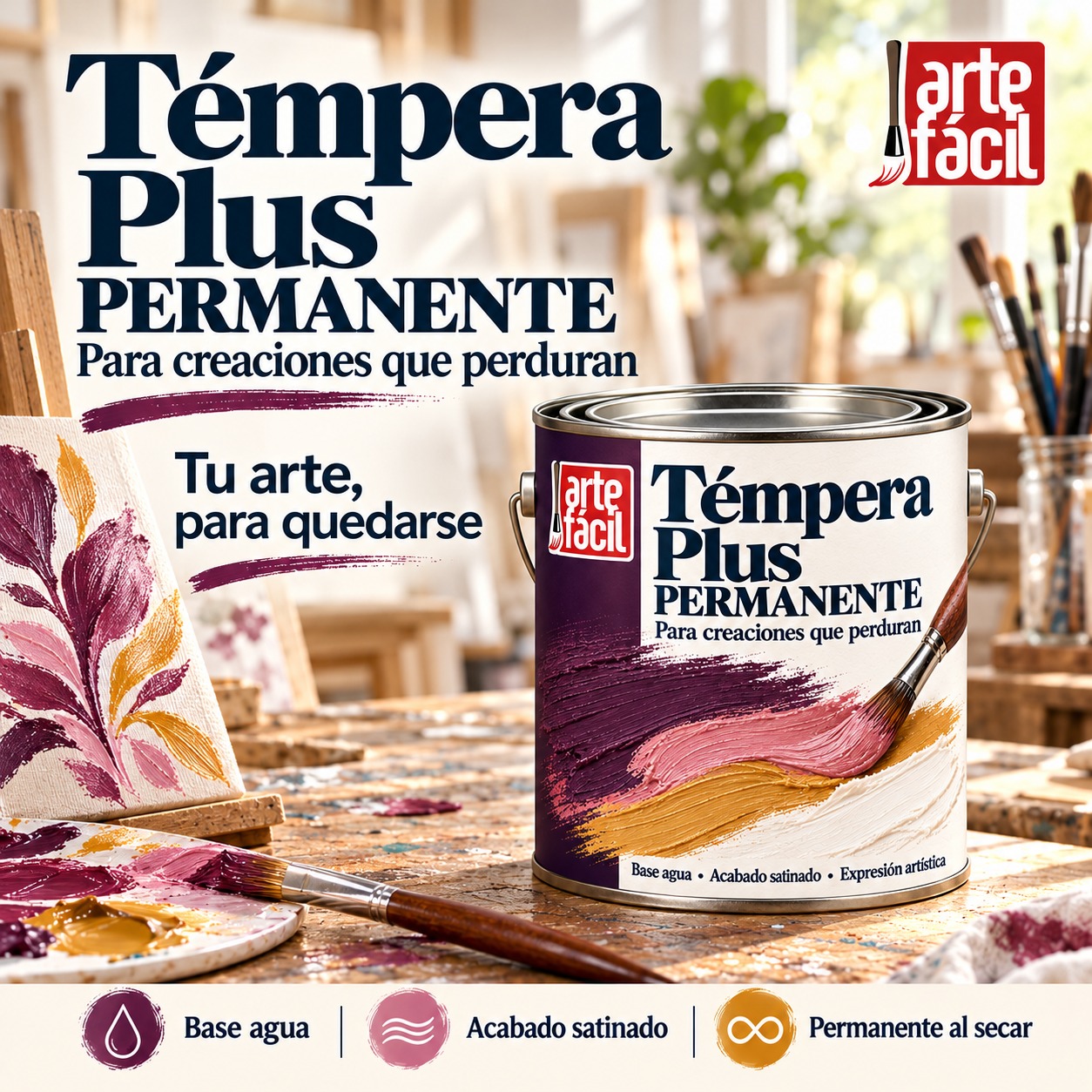Tempera Plus permanente, Arte fácil creaciones que perduran - Imagen 4