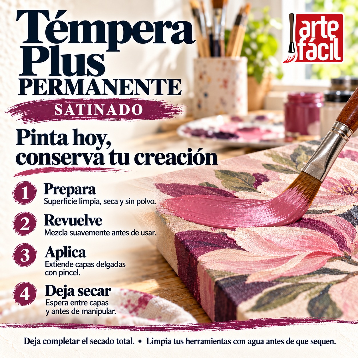 Tempera Plus permanente, Arte fácil creaciones que perduran - Imagen 5