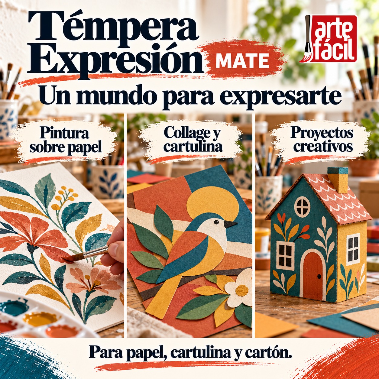 Tempera expresión Arte fácil, Arte y manualidades - Imagen 3