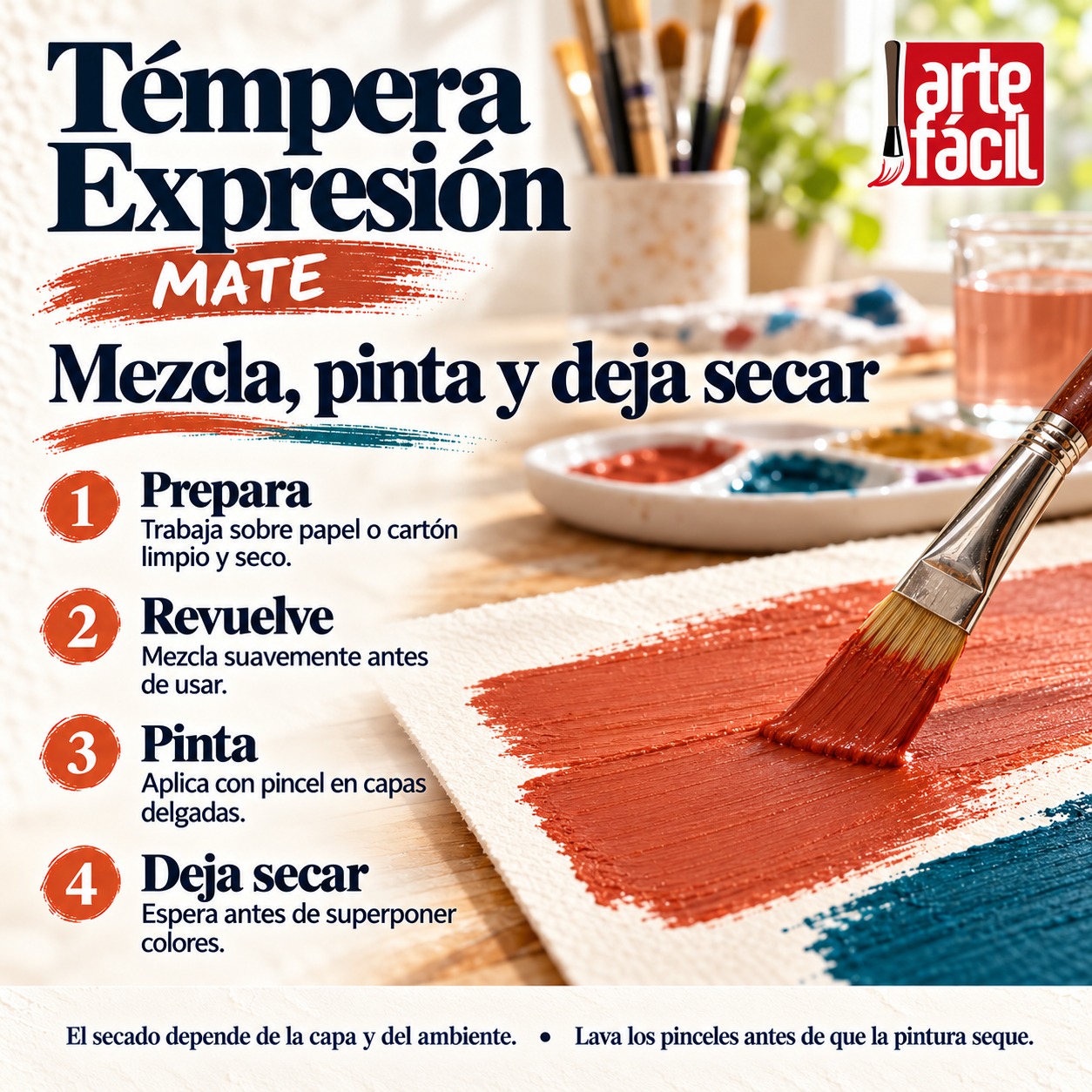 Tempera expresión Arte fácil, Arte y manualidades - Imagen 4