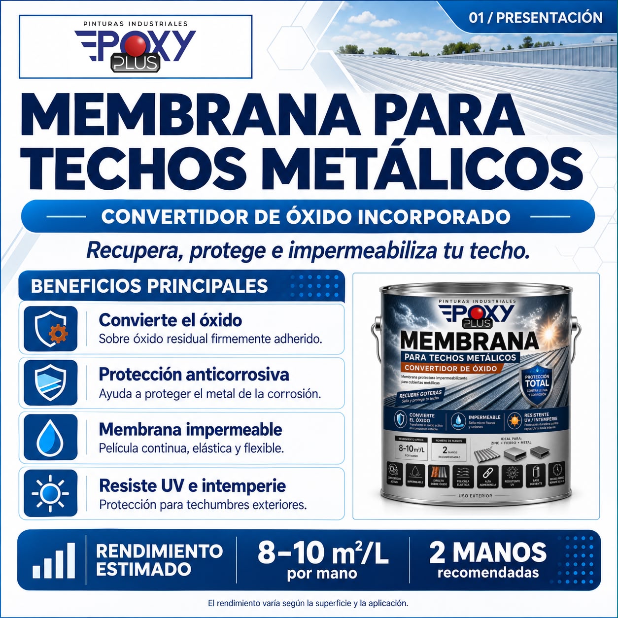 Membrana para techos metálicos - Imagen 5